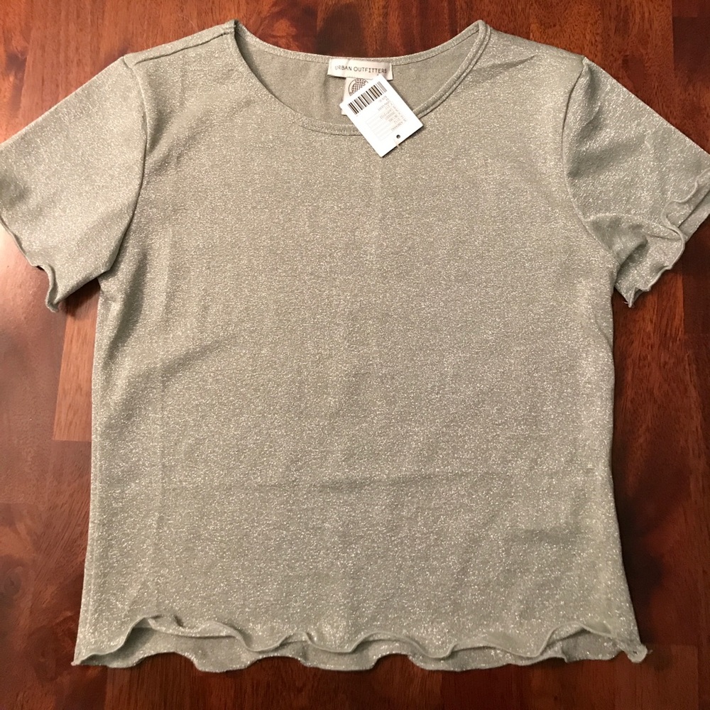 mint urban outfitters crop top